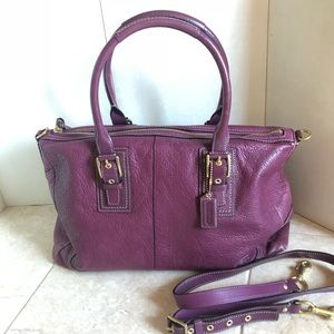 Coach Plum Satchel